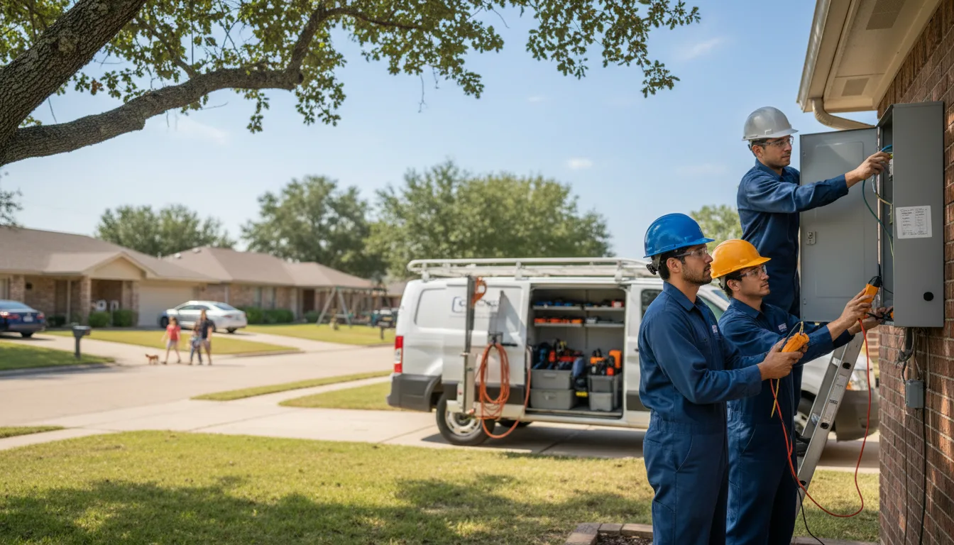 Certified electrician providing emergency electrical services in San Pierre, IN